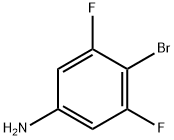4-ブロモ-3,5-ジフルオロアニリン 臭化物 化学構造式