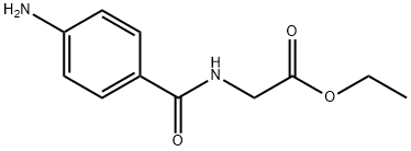 (4-氨基苯甲酰基)甘氨酸乙酯 结构式
