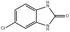 5-クロロ-1,3-ジヒドロ-2H-ベンズイミダゾール-2-オン 化学構造式