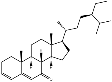3,5-二烯-7-羰基-谷甾烷 结构式