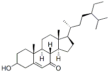 3-hydroxystigmast-5-en-7-one Struktur