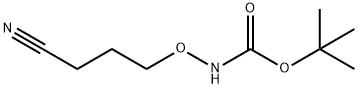 Carbamic acid, (3-cyanopropoxy)-, 1,1-dimethylethyl ester (9CI) Structure