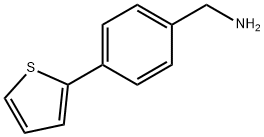 4-(2-噻吩基)苄胺 结构式