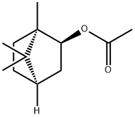 L-BORNYL ACETATE Structure