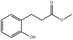 3-(2-ヒドロキシフェニル)プロピオン酸メチル 化学構造式