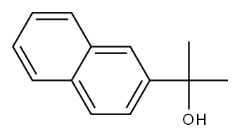 2-(萘-2-基)丙-2-醇 结构式