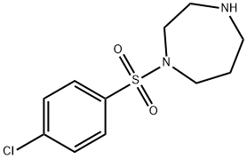 1-(4-Chlorophenylsulfonyl)hoMopiperazine, 95% 化学構造式