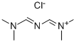 (DIMETHYLAMINOMETHYLENE-AMINOMETHYLENE)DIMETHYLAMMONIUM CHLORIDE Structure