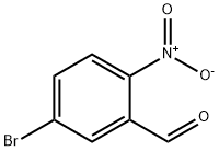 5-ブロモ-2-ニトロベンズアルデヒド 化学構造式