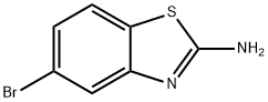 2-アミノ-5-ブロモベンゾチアゾール 化学構造式