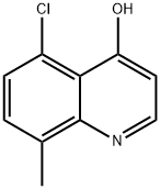 5-CHLORO-4-HYDROXY-8-METHYLQUINOLINE Struktur