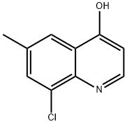 8-CHLORO-4-HYDROXY-6-METHYLQUINOLINE Structure
