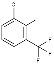 3-氯-2-碘三氟甲苯,203626-41-9,结构式