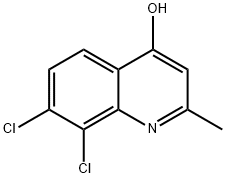 7,8-DICHLORO-2-METHYLQUINOLIN-4(1H)-ONE Structure