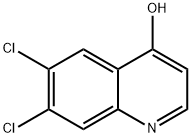 4-HYDROXY-6,7-DICHLOROQUINOLINE Structure