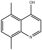 5,8-DIMETHYL-4-QUINOLINOL 结构式