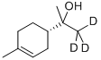 Α‐テルピネオール‐D3(プロピル,メチル‐D3) 化学構造式