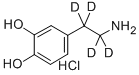 2-(3,4-DIHYDROXYPHENYL)ETHYL-1,1,2,2-D4-AMINE HCL Structure