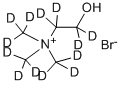 臭化コリン‐D13(N,N,N‐トリメチル‐D9;1,1,2,2‐D4) 化学構造式