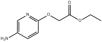 Acetic acid, [(5-amino-2-pyridinyl)oxy]-, ethyl ester (9CI) Struktur
