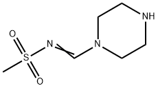 Methanesulfonamide, N-(1-piperazinylmethylene)- (9CI) Struktur