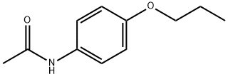 N-(4-丙氧基苯基)乙酰胺 结构式