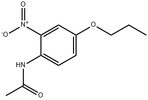 N-(2-nitro-4-propoxyphenyl)acetamide  Struktur