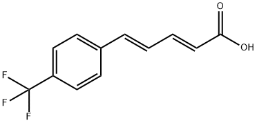 2,4-Pentadienoic acid, 5-[4-(trifluoroMethyl)phenyl]-, (2E,4E)- Struktur