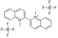 1,1'-Dimethyl-2,2'-biquinolinium bistetrafluoroborate Structure