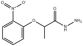 2-(2-NITROPHENOXY)PROPANOHYDRAZIDE Structure