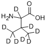 DL‐バリン‐D8 化学構造式