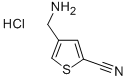 4-(AMINOMETHYL)THIOPHENE-2-CARBONITRILE HYDROCHLORIDE Structure