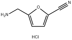 5-(AMINOMETHYL)FURAN-2-CARBONITRILE HYDROCHLORIDE Structure