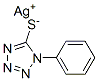 silver(1+) 1-phenyl-1H-tetrazole-5-thiolate 结构式