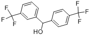 3,4'-ビス(トリフルオロメチル)ベンズヒドロール 化学構造式