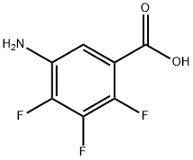 5-氨基-2,3,4-三氟苯甲酸, 203916-57-8, 结构式
