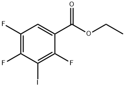 ETHYL 2,4,5-TRIFLUORO-3-IODOBENZOATE, 203916-66-9, 结构式