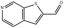 Thieno[2,3-c]pyridine-2-carboxaldehyde (9CI) 化学構造式