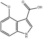 4-甲氧基-1H-吲哚-3-甲酸,203937-50-2,结构式