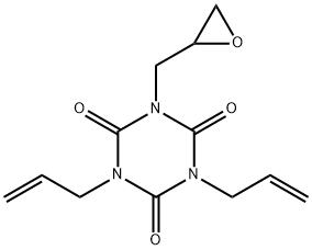 1-环氧乙烷基甲基-3,5-二-2-丙烯基-1,3,5-三嗪-2,4,6(1H,3H,5H)-三酮,20395-16-8,结构式