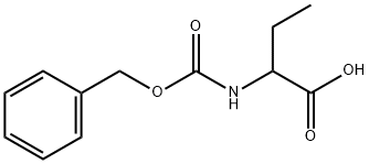 2-(BENZYLOXYCARBONYLAMINO)BUTYRIC ACID Struktur