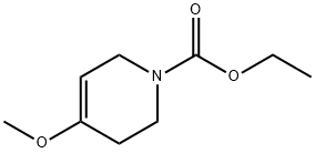 1(2H)-Pyridinecarboxylic  acid,  3,6-dihydro-4-methoxy-,  ethyl  ester Struktur