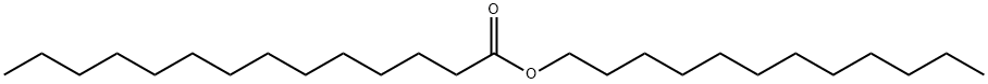 月桂醇肉豆蔻酸酯, 2040-64-4, 结构式