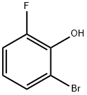 2-溴-6-氟苯酚,2040-89-3,结构式