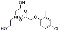 bis(2-hydroxyethyl)ammonium 4-chloro-o-tolyloxyacetate 结构式