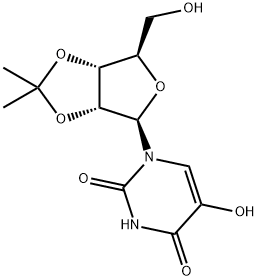 5-羟基-2',3'-O-(异丙亚基)尿苷 结构式