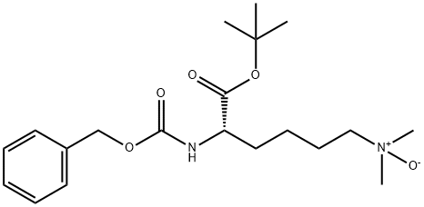 N6,N6-DiMethyl-N2-[(benzyloxy)carbonyl]-L-lysine tert-Butyl Ester N6-Oxide Structure