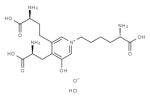Deoxypyridinoline Chloride Trihydrochloride Salt, 204074-56-6, 结构式