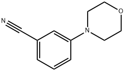 3-吗啉-4-苯甲腈 结构式