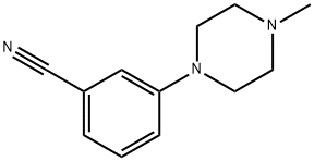 3-(4-METHYLPIPERAZIN-1-YL)BENZONITRILE Structure